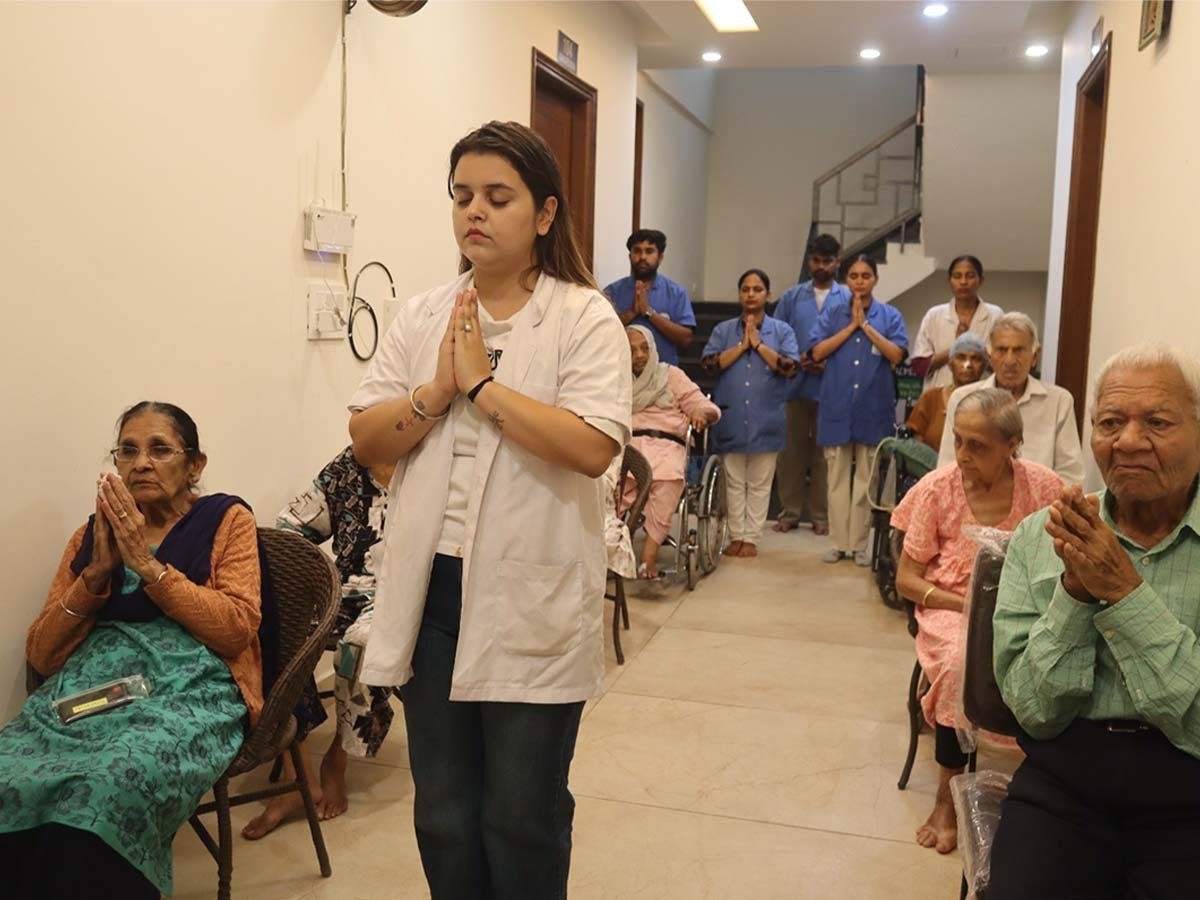 Spiritual Session & Garden Walk at Vintage Care Home - 1, Mohali